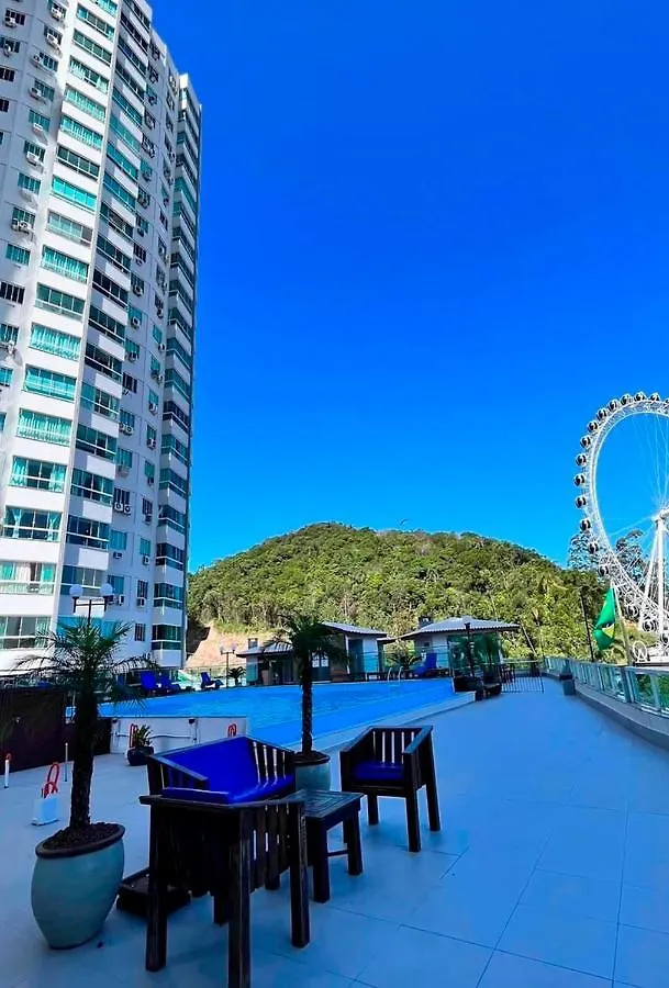 公寓 Studio De Frente Para O Mar Em Balneário Camboriú