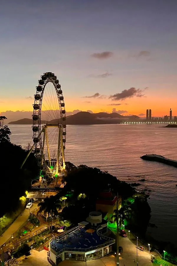 公寓 Studio De Frente Para O Mar Em Balneário Camboriú 巴西
